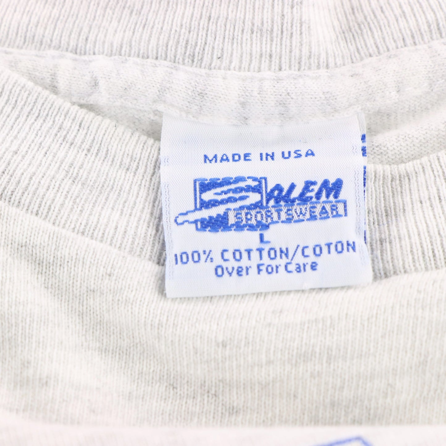 Vintage 1992 "USA Basketball Dream Team" Olympic Caricature Light Heather Grey USA Made T-Shirt (M)