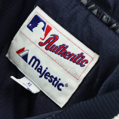 YANKEES Baseball Navy & White MLB Zip Up Windbreaker Jacket (XL)