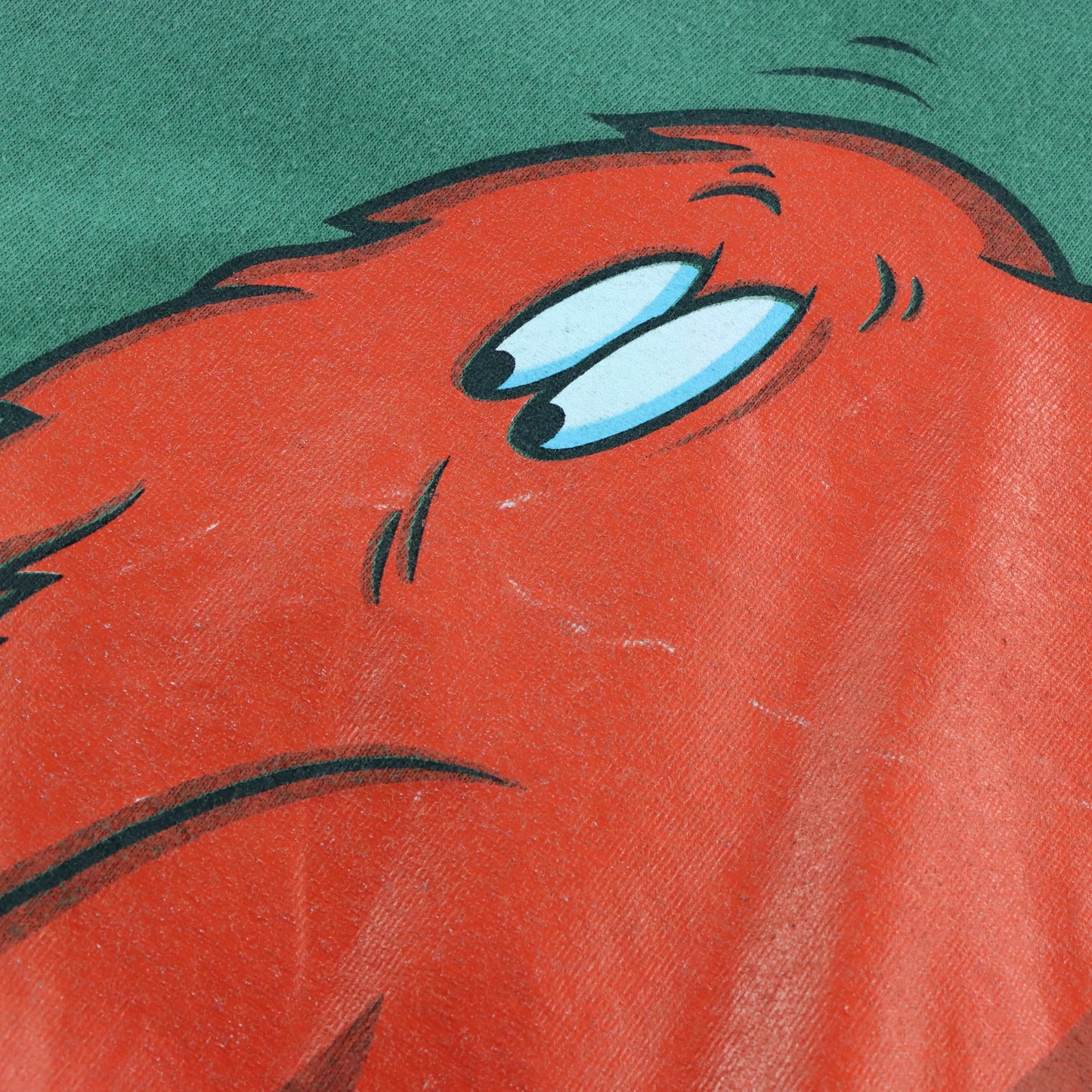 Vintage 1995 LOONEY TUNES Bugs Bunny & Monster Manicure Green USA Made Single Stitch Tee (XL)