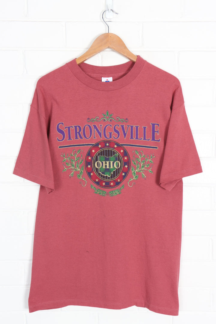 Ohio Burgundy Strongsville Destination Tee (M-L)