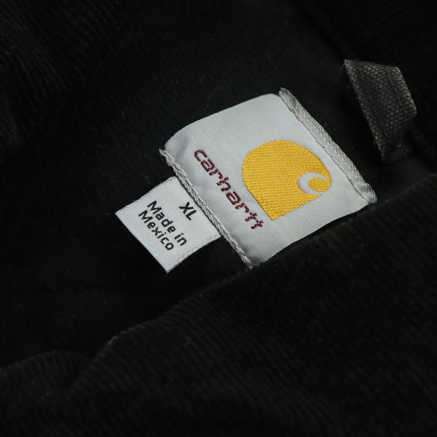 CARHARTT J14 BLK 'Santa Fe' Detroit Canvas & Corduroy Jacket (XL)
