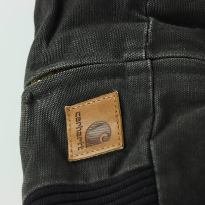 CARHARTT J14 BLK 'Santa Fe' Detroit Canvas & Corduroy Jacket (XL)