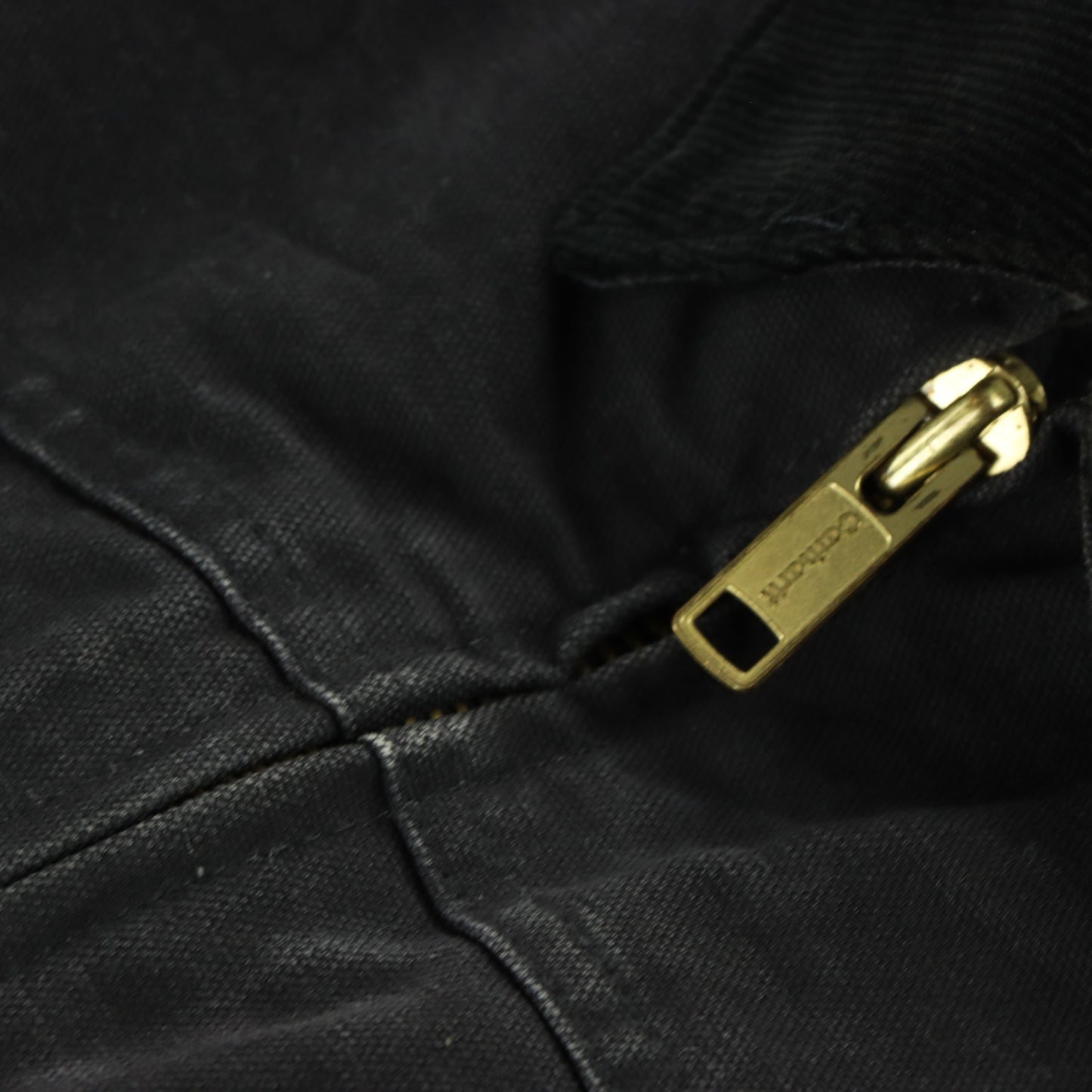 CARHARTT J14 BLK 'Santa Fe' Detroit Canvas & Corduroy Jacket (XL)