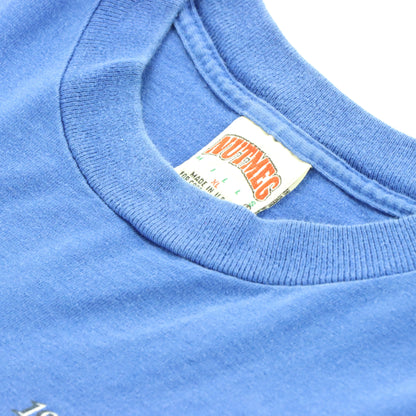 Vintage 1992 DUKE BLUE DEVILS NCAA Single Stitch Blue T-Shirt (L Tall)