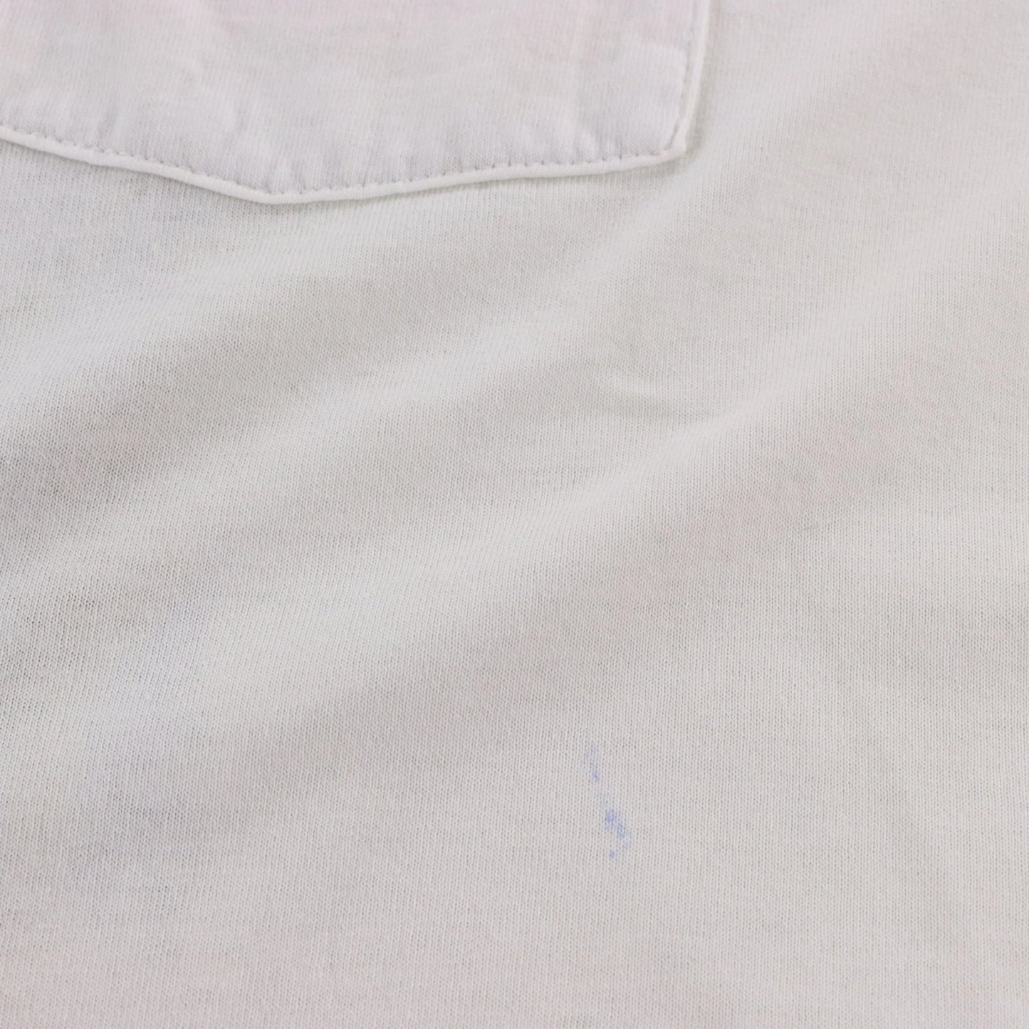 Vintage 90s MARLBORO Wild West Cowboy Front Pocket USA Made White T-Shirt (XL)