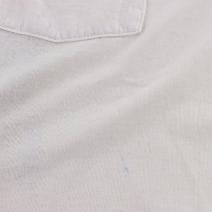 Vintage 90s MARLBORO Wild West Cowboy Front Pocket USA Made White T-Shirt (XL)