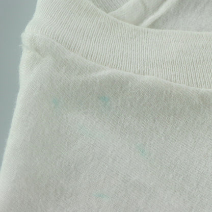 Vintage 1990 American League Oakland vs Boston White MLB Single Stitch Tee USA Made (L TALL)