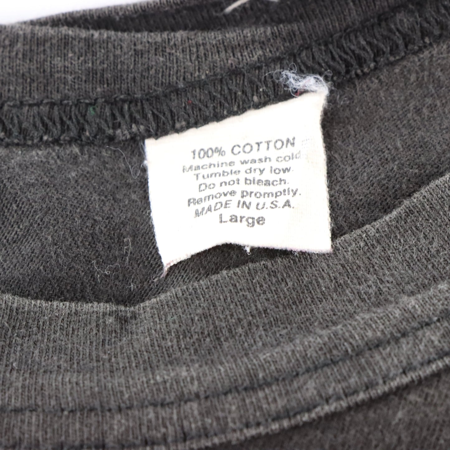 Vintage 90s "The First Black Queen" USA Made Faded Black Single Stitch T-Shirt (L)