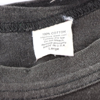 Vintage 90s "The First Black Queen" USA Made Faded Black Single Stitch T-Shirt (L)