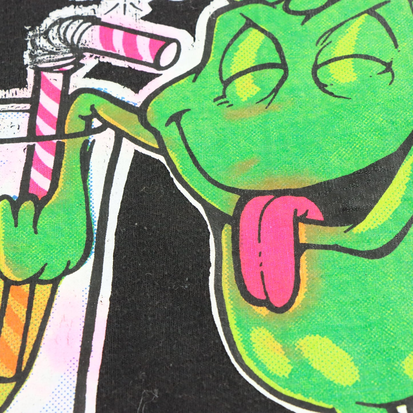 Vintage 1974 Frog Beer Single Stitch Black T-Shirt (S TALL)