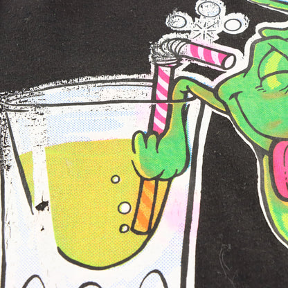 Vintage 1974 Frog Beer Single Stitch Black T-Shirt (S TALL)