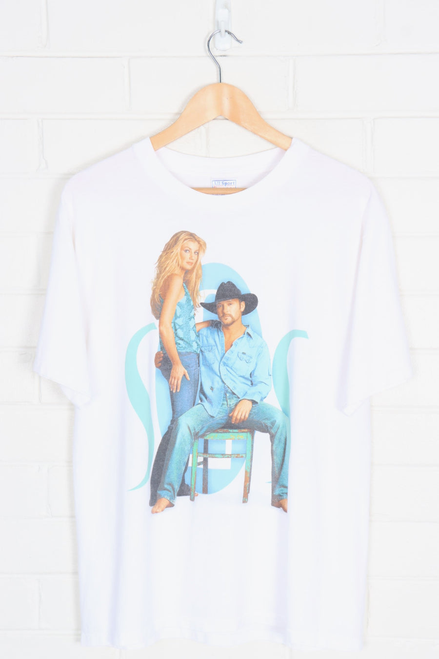 Tim McGraw & Faith Hill 'I Was There!' Tour Band Merch T-Shirt (M-L)