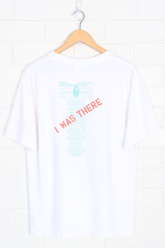 Tim McGraw & Faith Hill 'I Was There!' Tour Band Merch T-Shirt (M-L)
