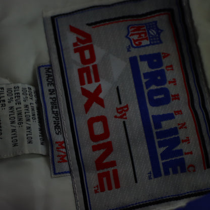 90s Dallas Cowboys Embroidered Star NFL Star Hooded Football Jacket (M-L)