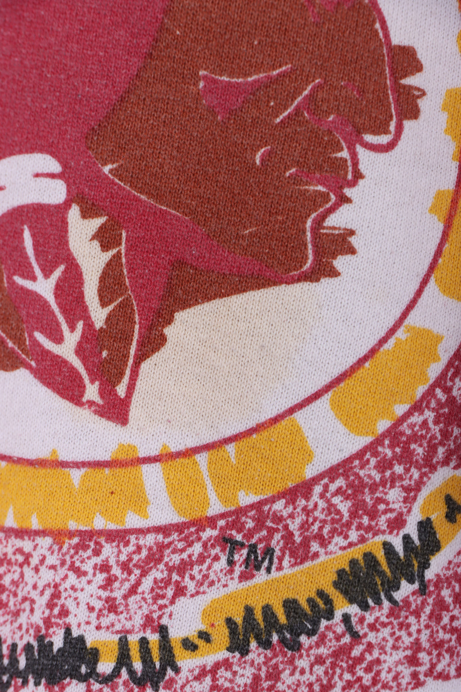 NFL Washington Redskins 90s 'Wrecking Crew' All Over Sweatshirt USA Made (S)