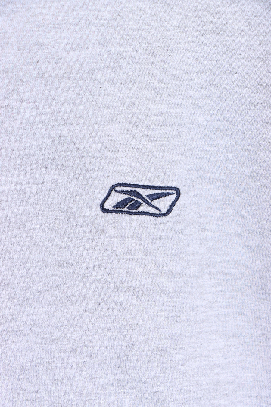 REEBOK Embroidered Logo Casual Grey T-Shirt (L)