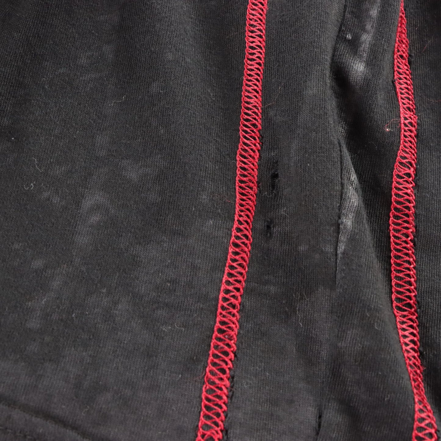Vintage AFFLICTION 'American Customs' Wheel & Headdress Skull Velvet Detail Black Tee USA Made (M)