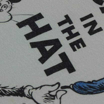 Vintage CAT IN THE HAT By Dr.Seuss Cartoon USA Made Single Stitch T Shirt (M-L) - Vintage Sole Melbourne