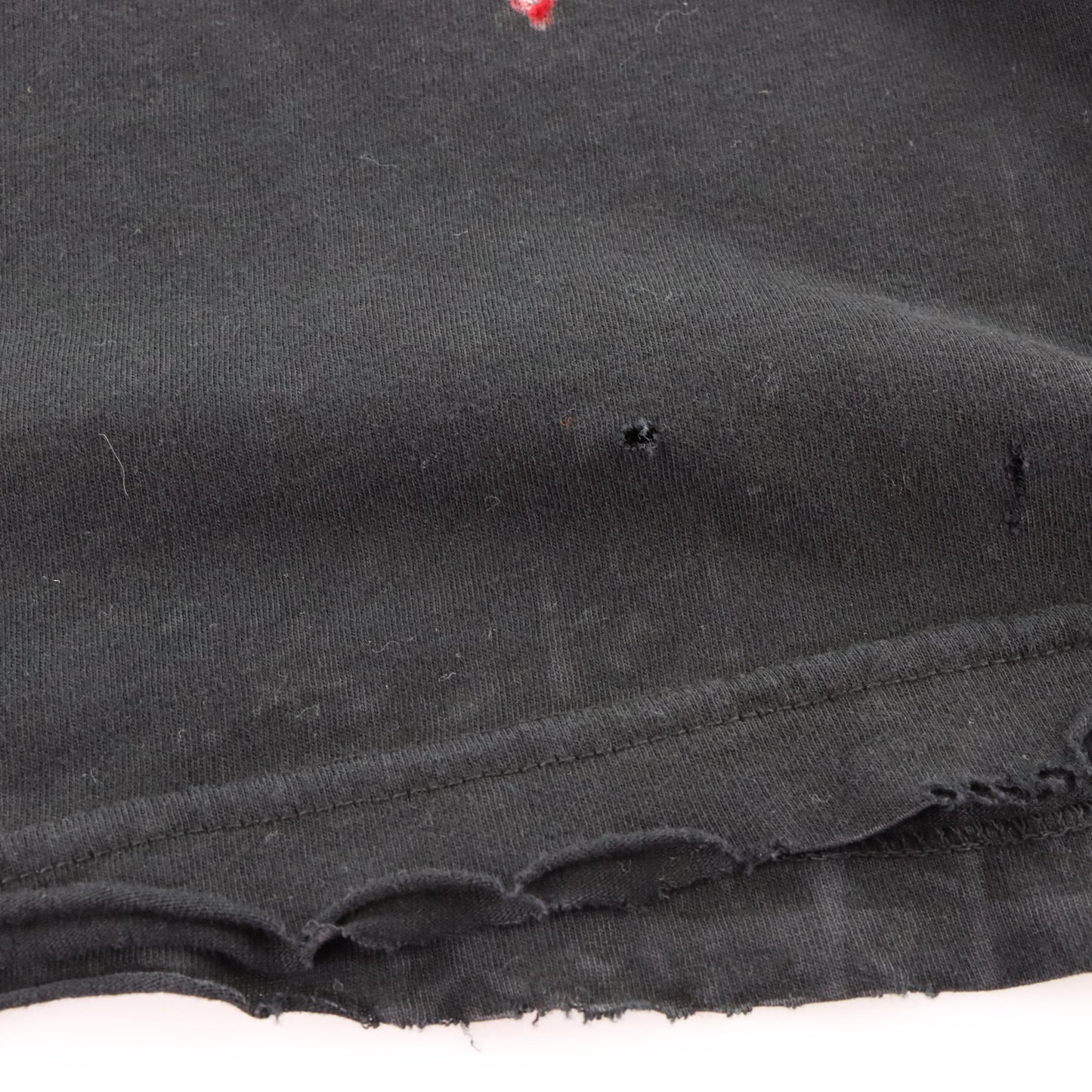 Vintage AFFLICTION 'American Customs' Wheel & Headdress Skull Velvet Detail Black Tee USA Made (M)