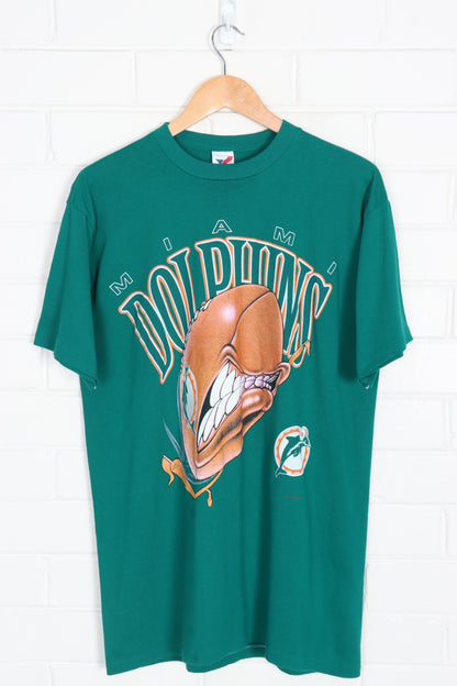 Miami Dolphins NFL Football Spell Out T-Shirt (L)