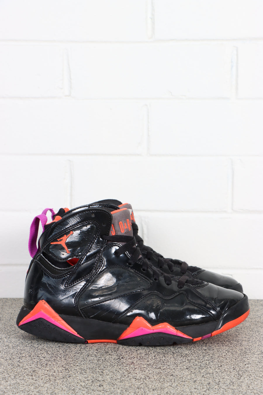 NIKE Air Jordan 7 Retro 'Black Gloss' Sneakers (9)
