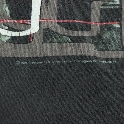 Vintage 1996 Sting 'Mercury Falling' Tour Black USA Made Double Sided Band Tee (L) - Vintage Sole Melbourne
