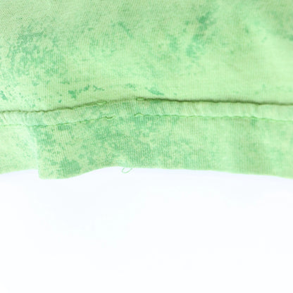 Vintage RAW STATE Premium "Redemption" Velvet Detail Green Y2K T-Shirt (L TALL)