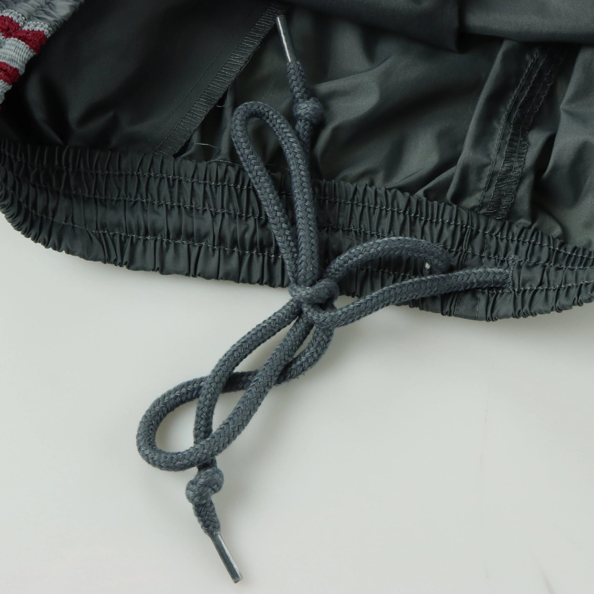 ADIDAS Embroidered Logo 3 Stripe Grey & Burgundy Track Pants (XL) - Vintage Sole Melbourne