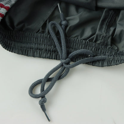 ADIDAS Embroidered Logo 3 Stripe Grey & Burgundy Track Pants (XL) - Vintage Sole Melbourne