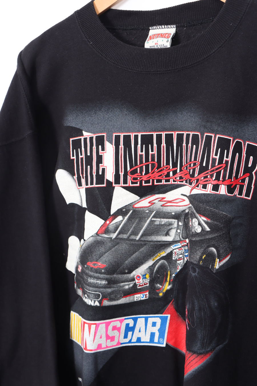 NUTMEG NASCAR Dale Earnhardt The Intimidator 50/50 Sweatshirt (XL)