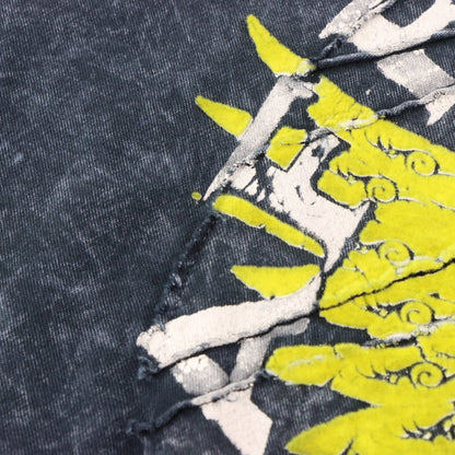 Vintage AFFLICTION "Live Fast" Ombre Velvet Detail USA Made Y2K T-Shirt (XXXL)