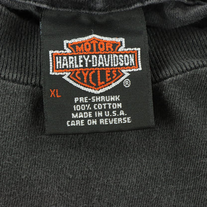 HARLEY DAVIDSON Vintage 1995 Single Stitch 'Kingman Cycle' Arizona USA Made T-Shirt (L-XL)