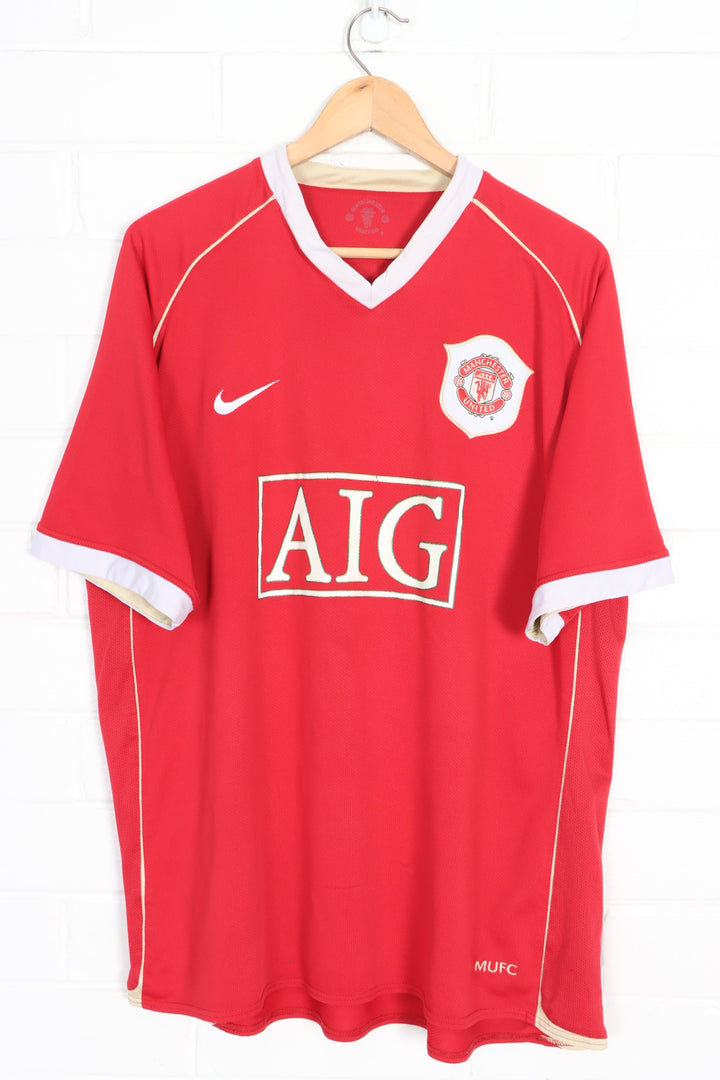 Manchester United 2006/2007 NIKE Home Soccer Jersey (XL)