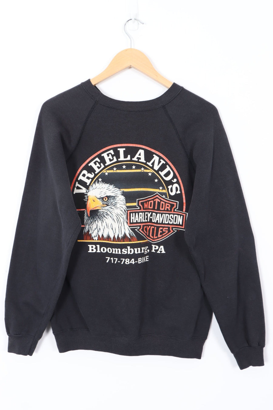 HARLEY DAVIDSON Eagle Bloomsburg PA USA Made Sweatshirt (M)