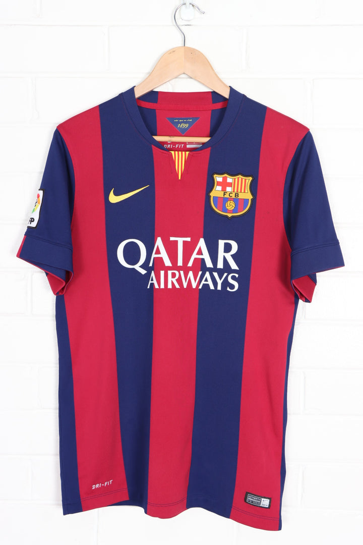 Barcelona 2014/2015 NIKE Home Soccer Jersey (S)