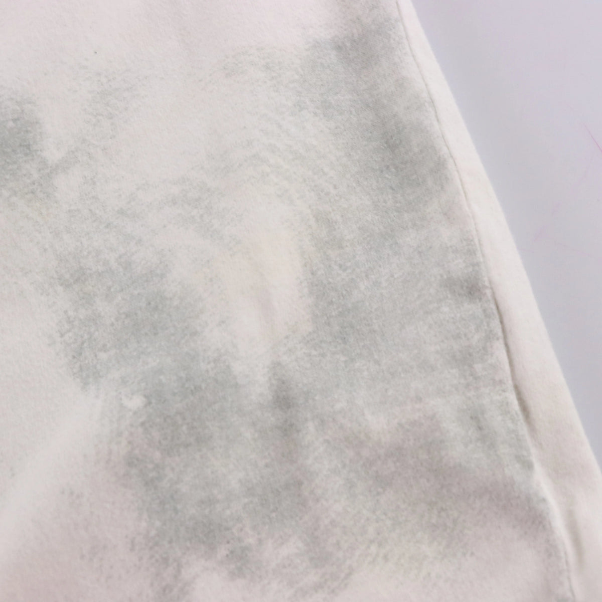 SOUTHPOLE Vintage Y2K Winged Cross Velvet Detail White T-Shirt (L TALL)