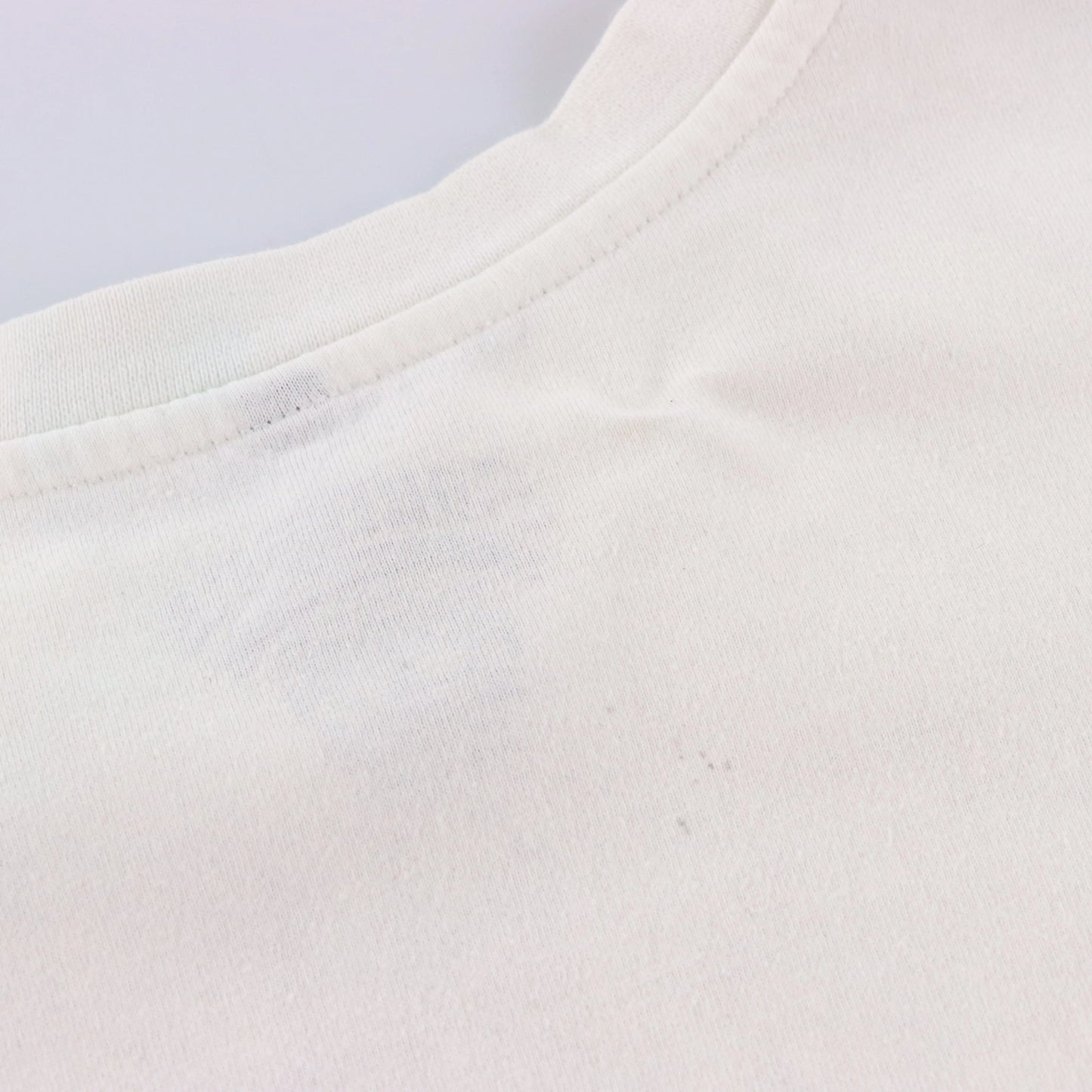 SOUTHPOLE Vintage Y2K Winged Cross Velvet Detail White T-Shirt (L TALL)