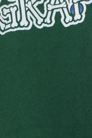 Graffix Jester Clown 90s Single Stitch Green T-Shirt (XL)