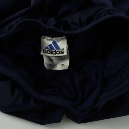 ADIDAS 3 Stripe Embroidered Logo Cuffed Navy Track Pants (S-M) - Vintage Sole Melbourne