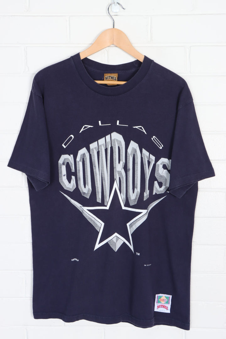 NFL Dallas Cowboys 1994 Single Stitch NUTMEG T-Shirt USA Made (L)