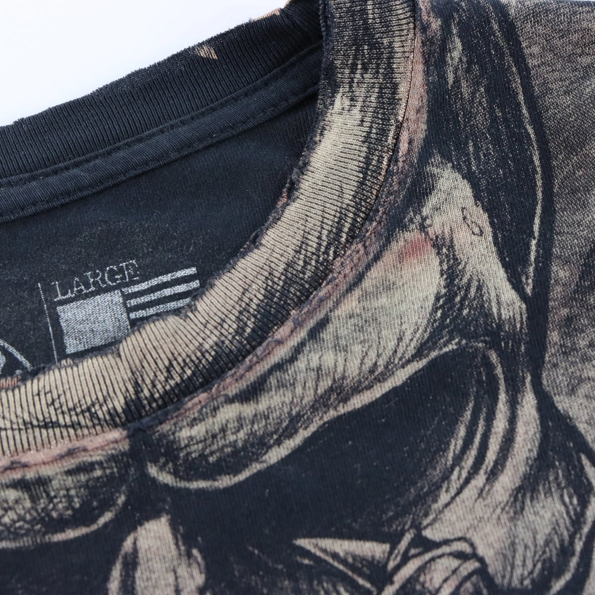 Vintage AFFFLICTION Puppet Master Skeleton USA Made Y2K Tee (L)