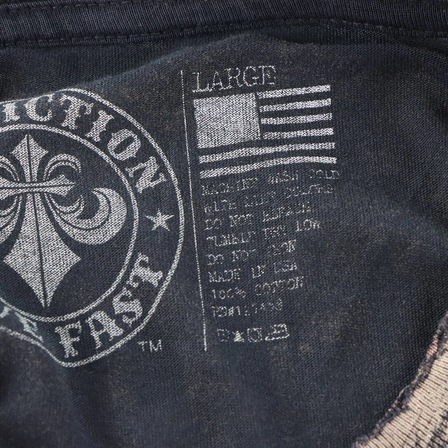 Vintage AFFFLICTION Puppet Master Skeleton USA Made Y2K Tee (L)
