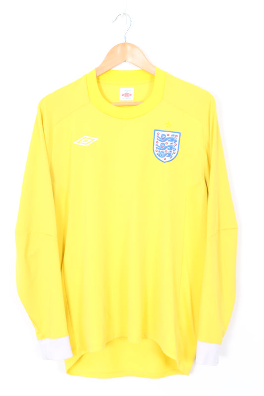 England 2010/2011 UMBRO Goalkeeper Soccer Long Sleeve Jersey (L)