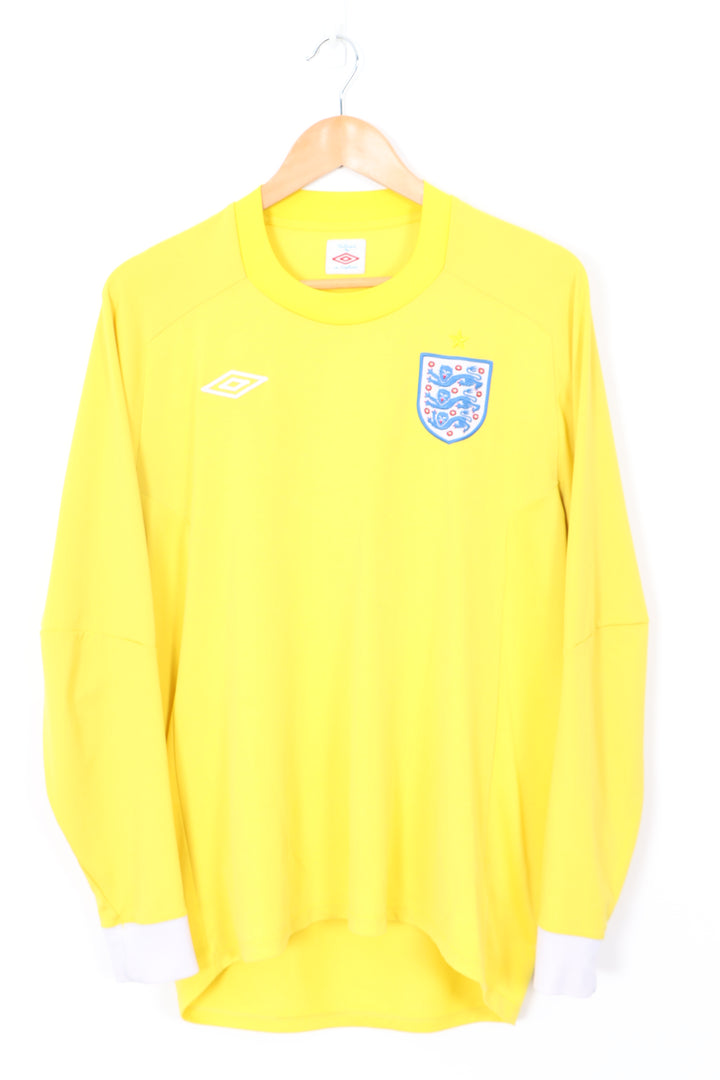 England 2010/2011 UMBRO Goalkeeper Soccer Long Sleeve Jersey (L)