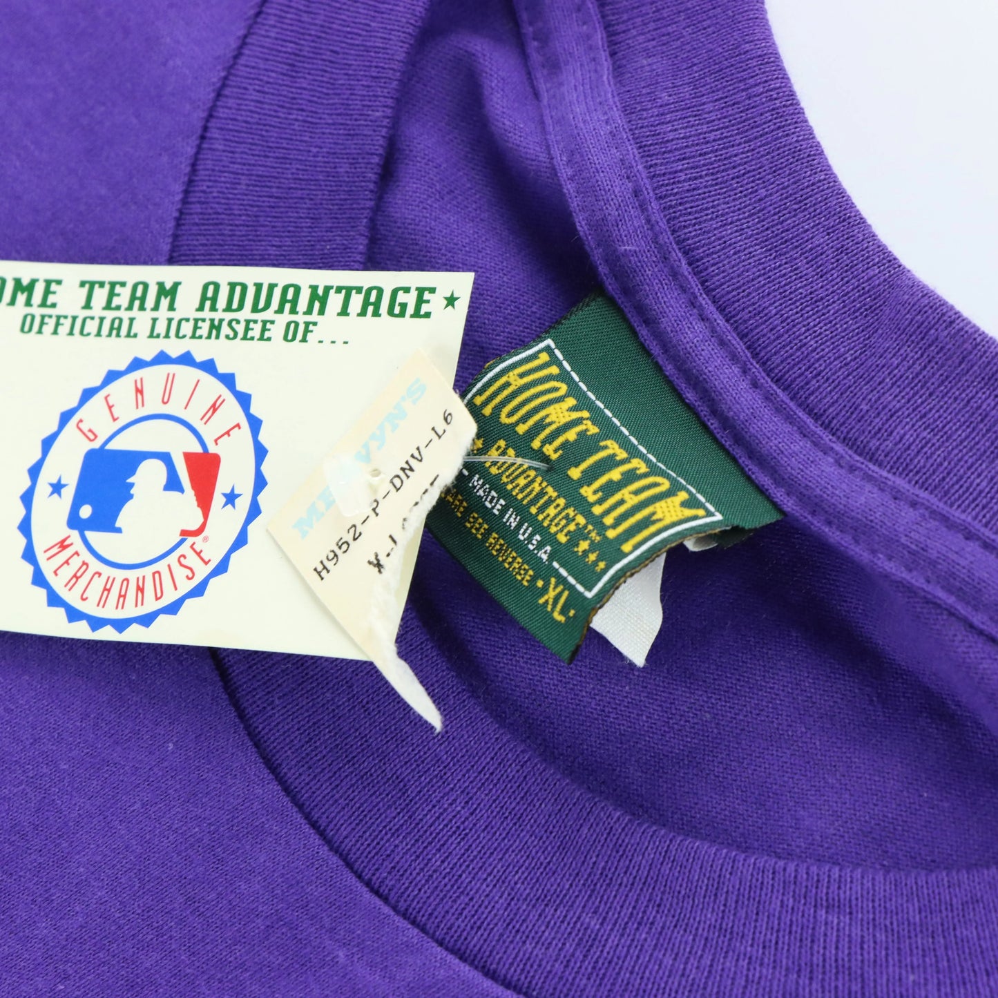 COLORADO ROCKIES New With Tags Deadstock MLB Purple Baseball Tee (XL) - Vintage Sole Melbourne