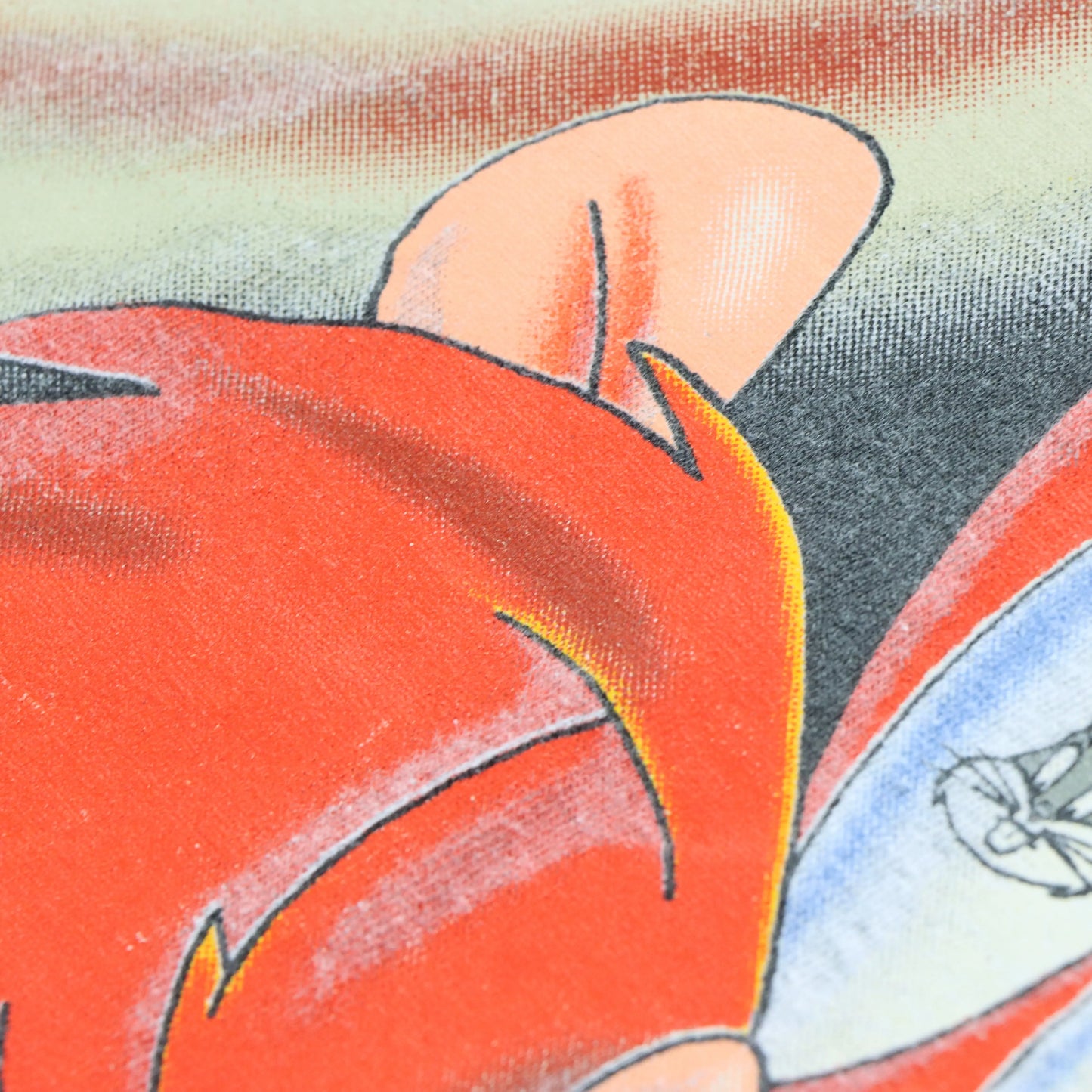 Vintage 1995 YOSEMITE SAM Looney Tunes Moustache USA Made Grey T Shirt (M-L) - Vintage Sole Melbourne