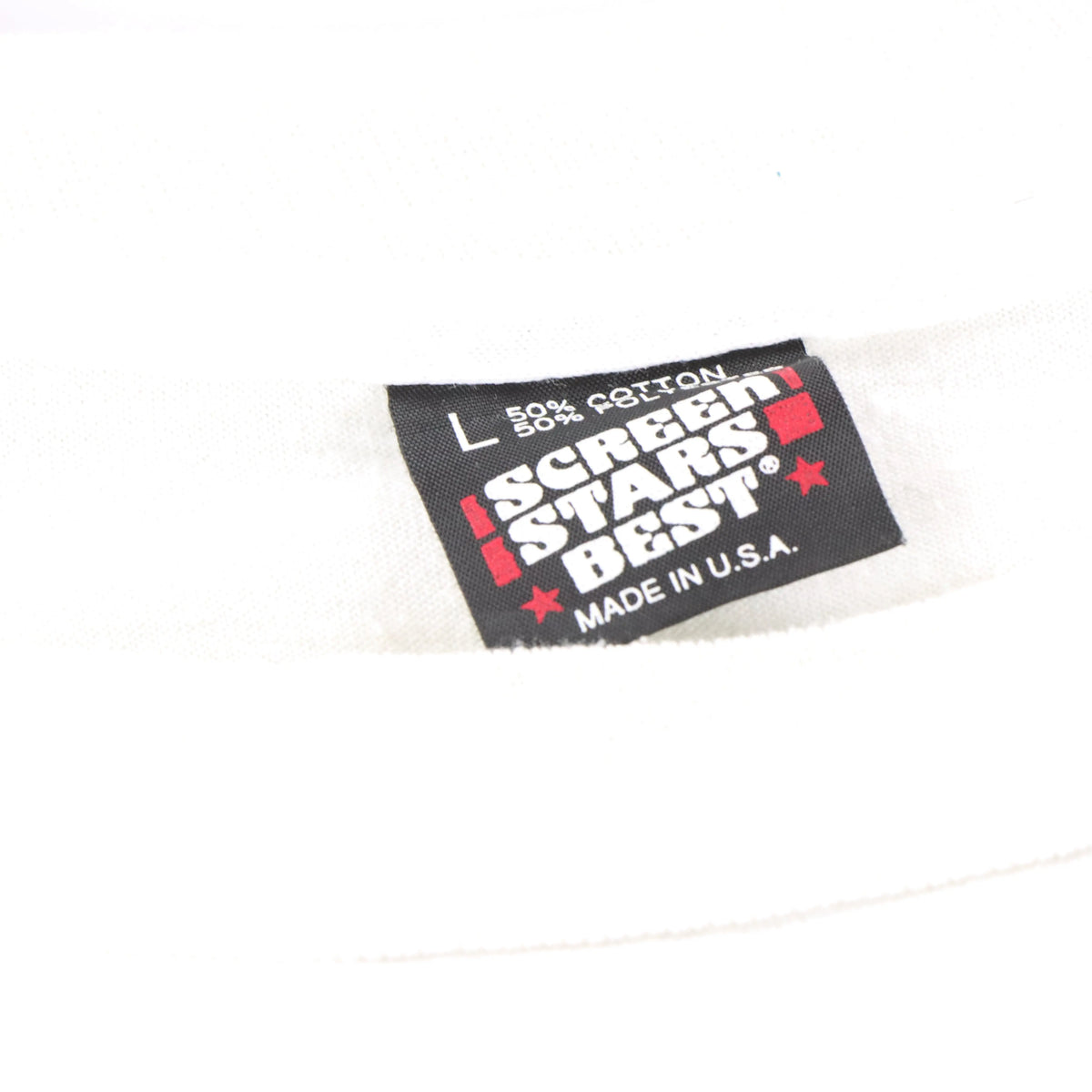 Vintage Naughty Crayfish Festival Single Stitch 50/50 USA Made White T-Shirt (M)