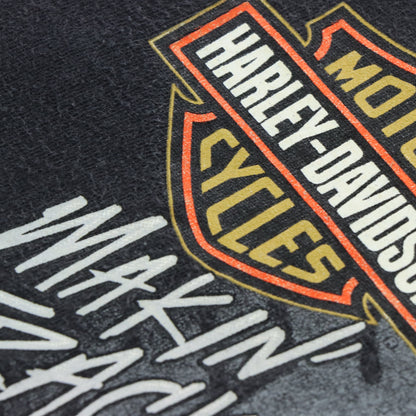 1995 HARLEY DAVIDSON 'Makin' Tracks' USA Made Motorcycle Tee (XL)