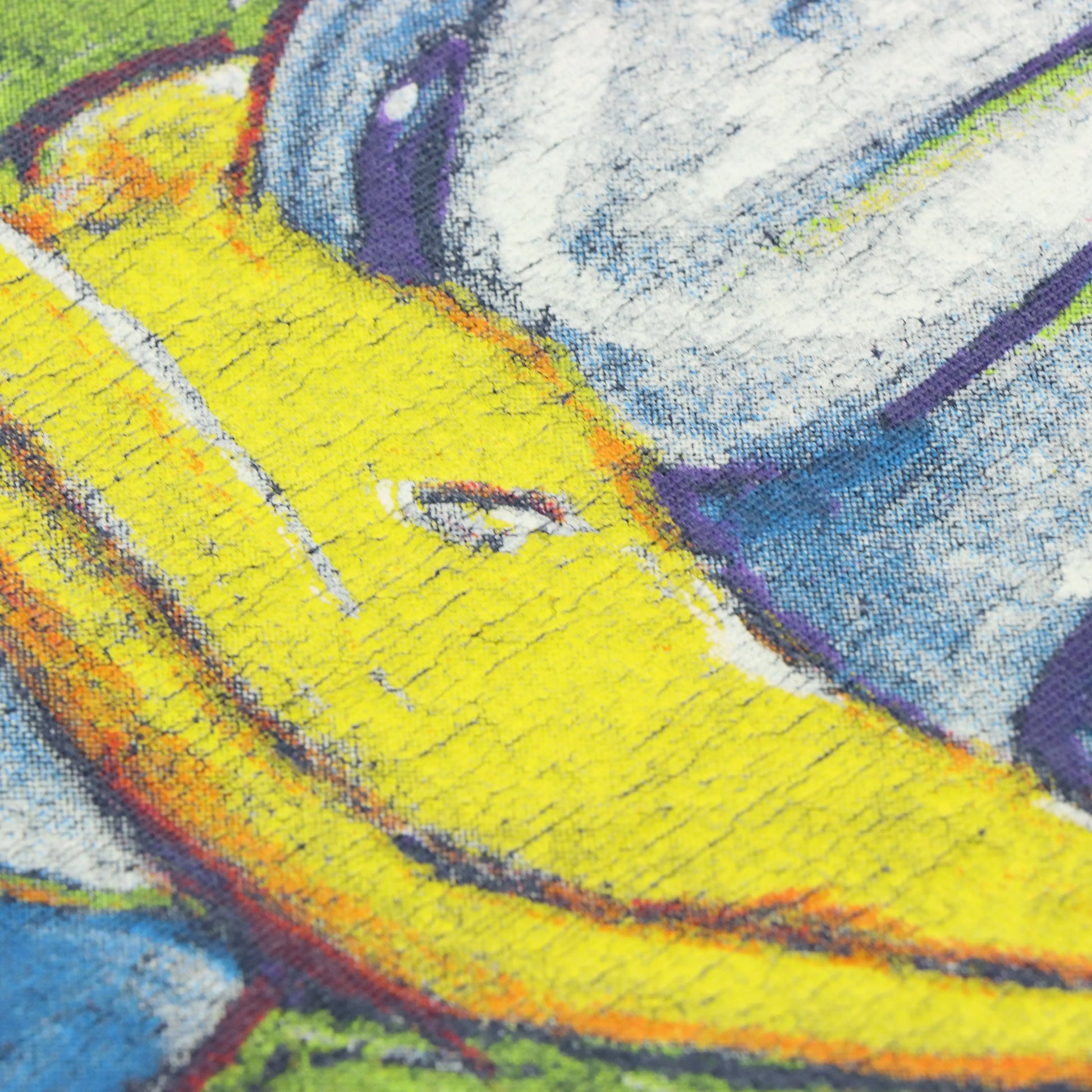 DONALD DUCK Disney Cartoon Drawing USA Made Navy T Shirt (L-XL) - Vintage Sole Melbourne