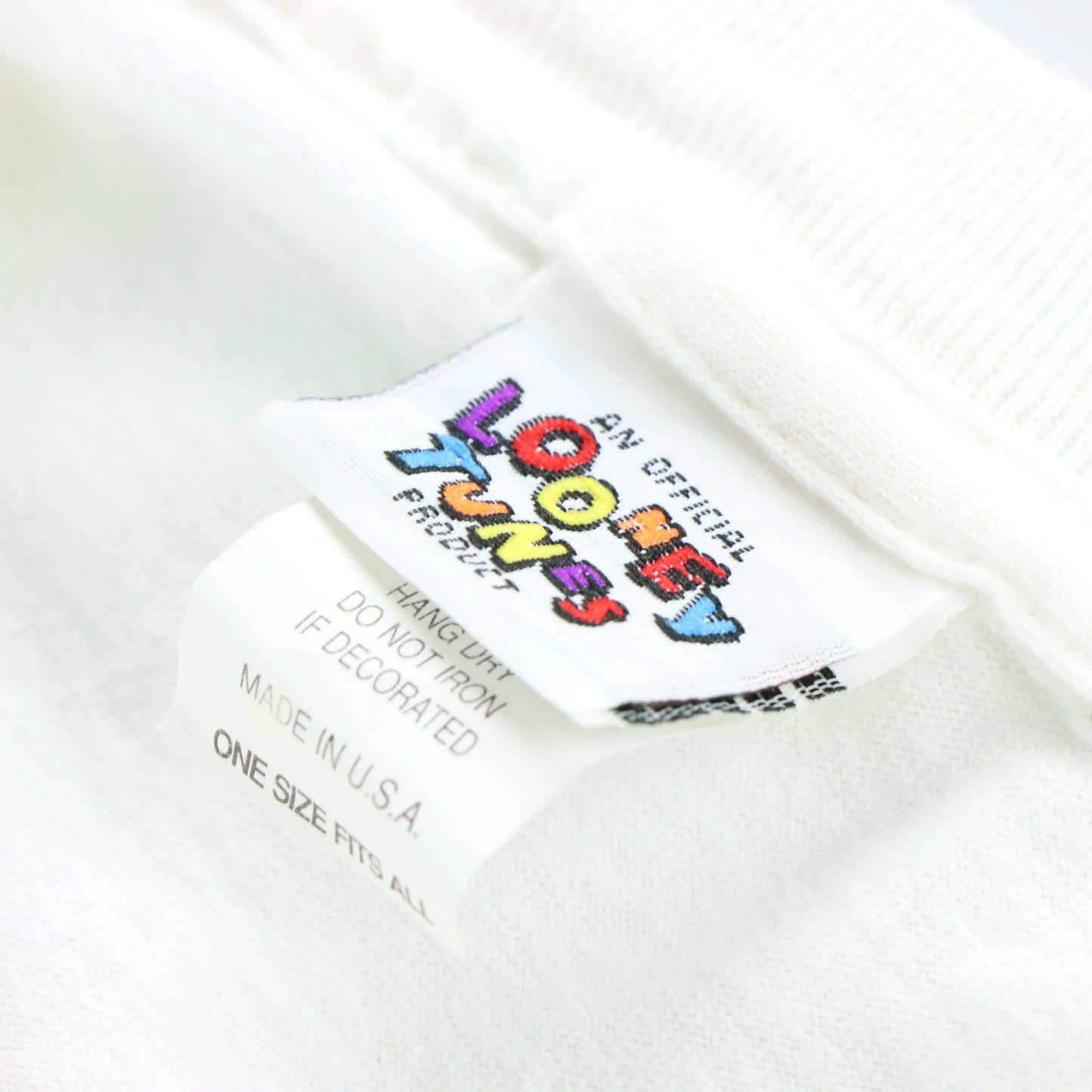 1995 SYLVESTER Sailor Looney Tunes Cartoon Single Stitch USA Made White Tee (XL) - Vintage Sole Melbourne